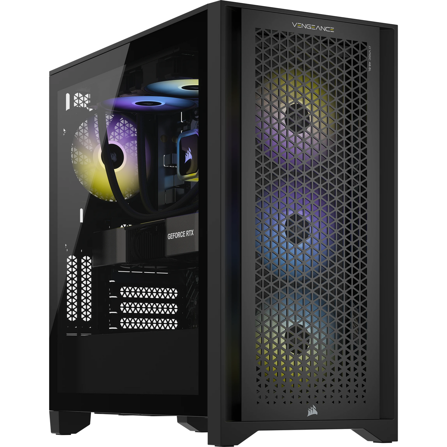 CORSAIR VENGEANCE i7400 Gaming PC: Intel Core i9-13900K, NVIDIA RTX 4090, 64GB DDR5 5600 MTs Memory, 2TB NVMe SSD