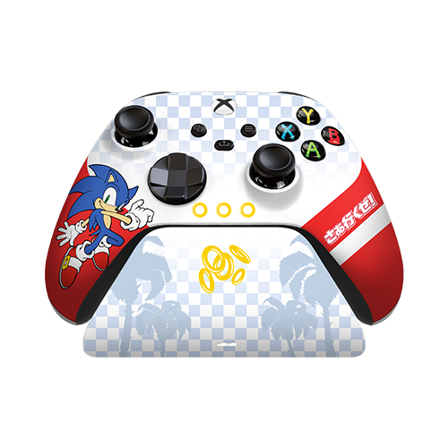 Sonic the Hedgehog Razer Wireless Controller & Quick Charging Stand for Xbox - Officially Licensed Xbox Controller and Quick Charging Stand - Inspired by Sonic the Hedgehog - Wireless and Universal - Impulse Analog Triggers
