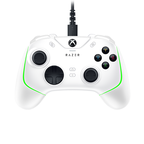 Razer Wolverine V2 Chroma - White - Xbox Series X|S Controller with Razer Chroma RGB - 6 Additional Multi-function Buttons - Interchangeable Thumbstick Caps - Hair Trigger Mode with Trigger Stop-Switches