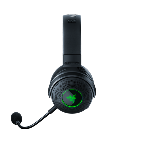 Razer Kraken V3 Pro - Wireless Gaming Headset with Haptic Technology - Razer HyperSense - Razer TriForce Titanium 50mm Drivers - THX Spatial Audio
