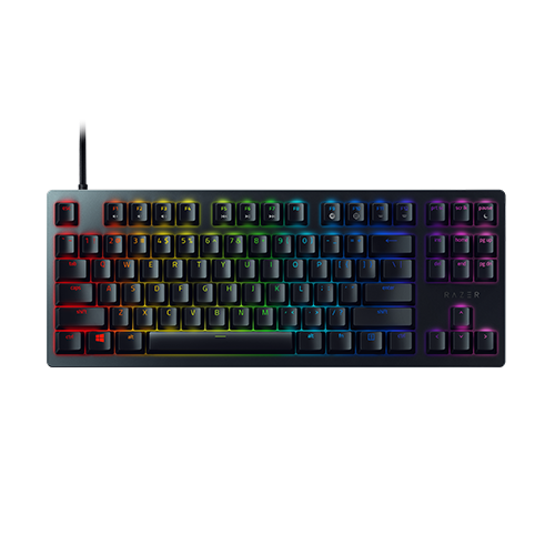 Razer Huntsman Tournament Edition Opto-Mechanical Gaming Keyboard - TKL Tenkeyless - Linear Optical Switch - Doubleshot PBT Keycaps - US Layout