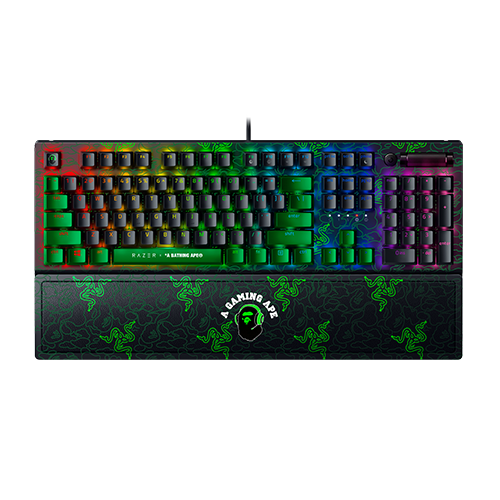 Razer x A Bathing Ape BlackWidow V3 - Green Switch - US