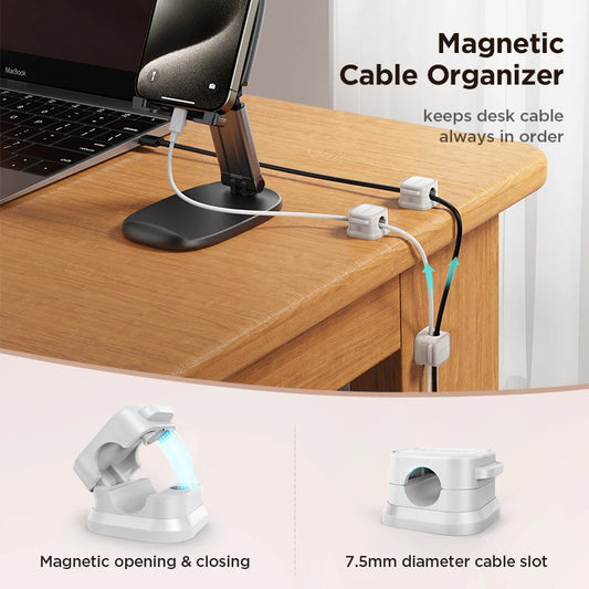 Joyroom 6 Pcs Magnetic Clip Cable Holder