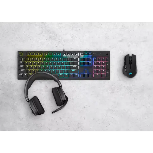 CORSAIR VOID ELITE Headset + IRONCLAW Mouse + K60 PRO Keyboard Bundle