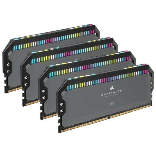 CORSAIR DOMINATOR® PLATINUM RGB 64GB (4x16GB) DDR5 DRAM 5600MT/s CL36 AMD EXPO Memory Kit
