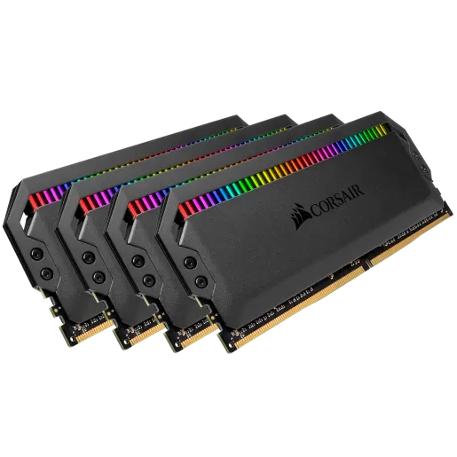 CORSAIR DOMINATOR® PLATINUM RGB 128GB (4 x 32GB) DDR4 DRAM 3200MHz C16 Memory Kit