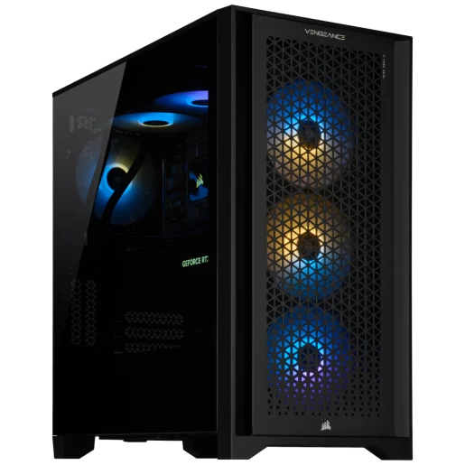 CORSAIR VENGEANCE a7300 Gaming PC: AMD Ryzen 7 7700X, NVIDIA RTX 3070 Ti, 32GB DDR5 5600 MTs Memory, 2TB NVMe SSD