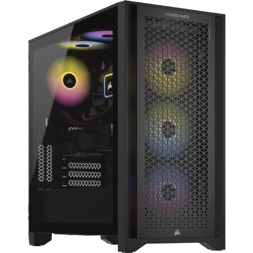 CORSAIR VENGEANCE i7400 Gaming PC: Intel Core i5-13600K, NVIDIA RTX 4060, 16GB DDR4 3200 MHz Memory, 1TB NVMe SSD
