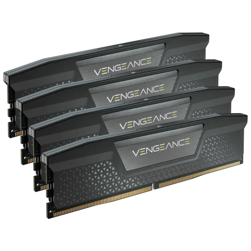 CORSAIR VENGEANCE® 128GB (4x32GB) DDR5 DRAM 5600MT/S CL40 Memory Kit - Black