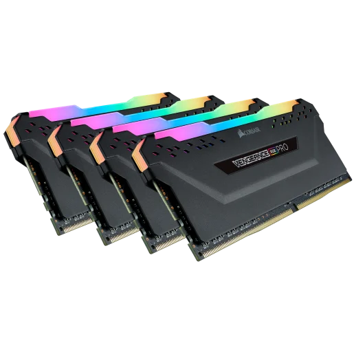 CORSAIR VENGEANCE® RGB PRO 128GB (4 x 32GB) DDR4 DRAM 3600MHz C18 Memory Kit - Black
