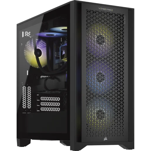 CORSAIR VENGEANCE i7400 Gaming PC: Intel Core i7-13700K, NVIDIA RTX 4070, 32GB DDR5 5600 MTs Memory, 1TB NVMe SSD