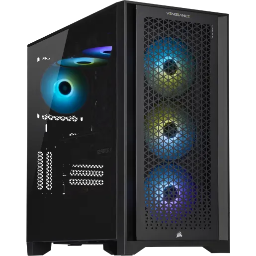 CORSAIR VENGEANCE a7300 Gaming PC: AMD Ryzen 7 7700X, NVIDIA RTX 4070, 32GB DDR5 5600 MTs Memory, 1TB NVMe SSD