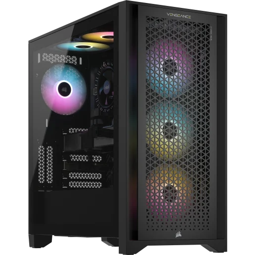 CORSAIR VENGEANCE i7300 Gaming PC, i5-12600K, RTX 3060 Ti, 1TB M.2, 16GB DDR4-3200