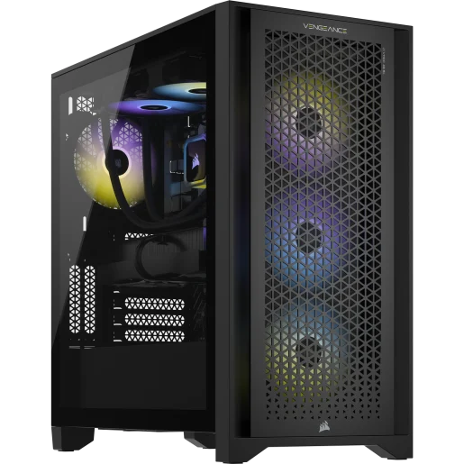 CORSAIR VENGEANCE i7500 Gaming PC: Intel Core i9-14900K, NVIDIA RTX 4090, 64GB DDR5 6000MT/s Memory, 2TB NVMe SSD