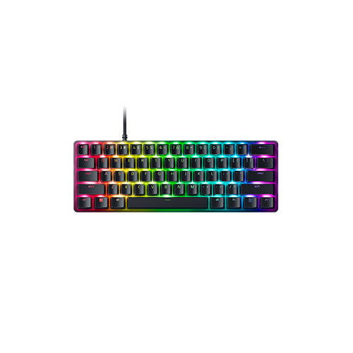 Razer Huntsman Mini Analog - 60% Analog Optical Gaming Keyboard (Analog Switch) - US Layout - Razer Analog Optical Switches - Doubleshot PBT Keycaps with Side-printed Secondary Functions - Onboard Memory and Lighting Presets