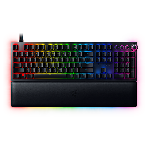 Razer Huntsman V2 Analog Gaming Keyboard - Razer Analog Optical Switches - Multi-function Digital Dial and 4 Media Keys - US Layout