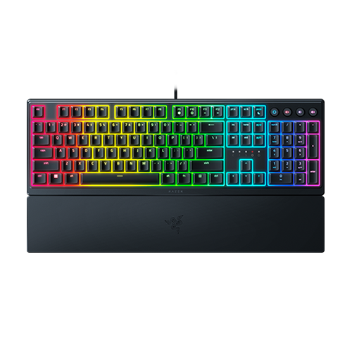 Razer Ornata V3 - US - Low-profile Mecha-membrane RGB Keyboard - Low-profile Keys - Razer Mecha-Membrane Switches - UV-coated Keycaps